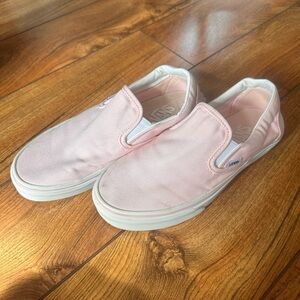 Comfy pink vans!